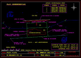 plano georreferenciado